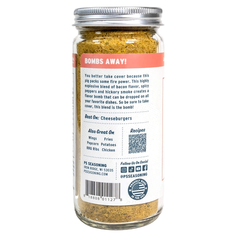 PS Seasonings - Bacon Bomb - Jalapeno Popper Seasoning - 5.6oz