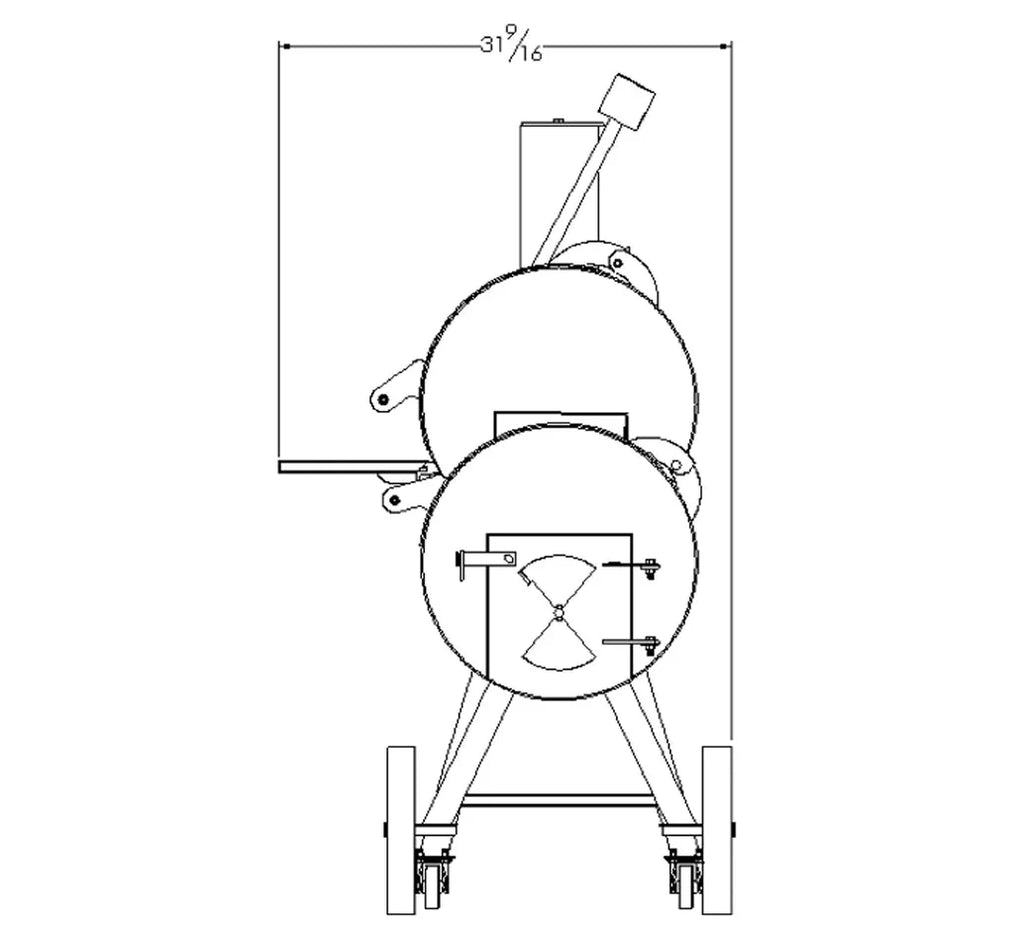 Old Country BBQ Pits - Brazos DLX BBQ Smoker