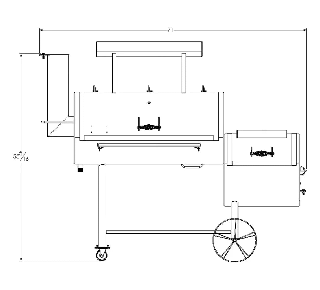 Old Country BBQ Pits - Brazos DLX BBQ Smoker
