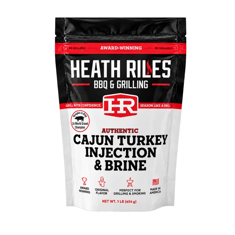 Heath Riles - Cajun Turkey Injection & Brine 16 oz.