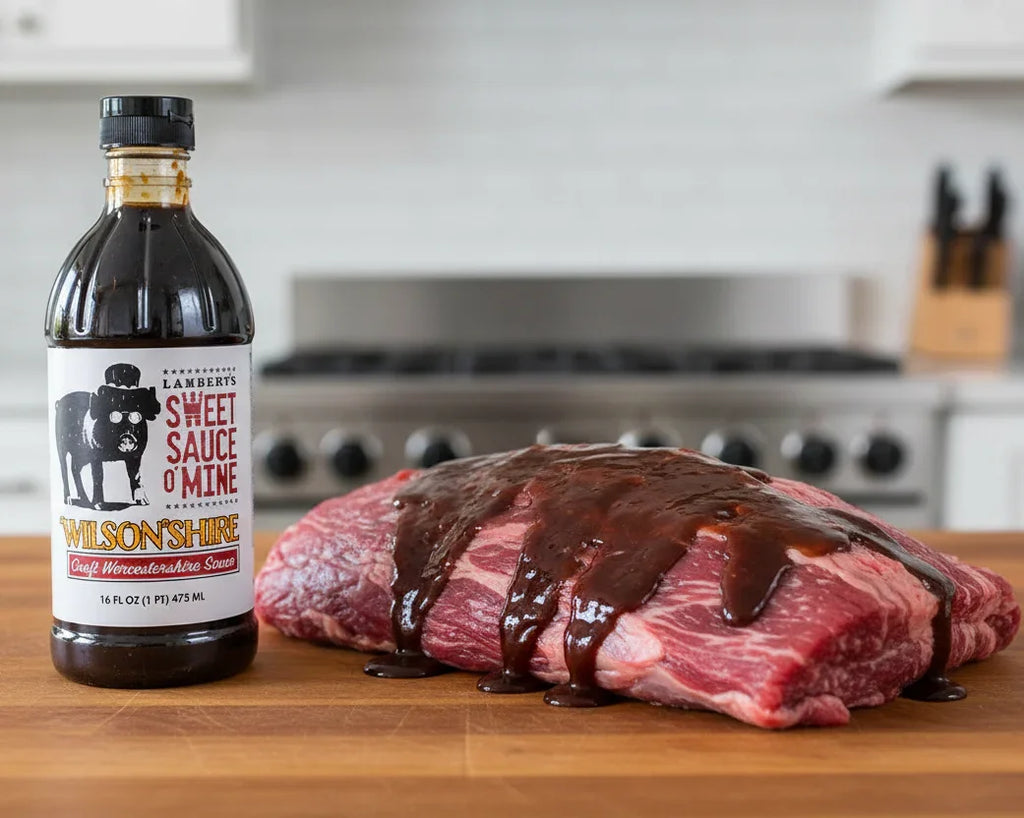 Lambert's - Sweet Sauce O' Mine - "Wilson"shire - Craft Worcestershire Sauce - 16 oz