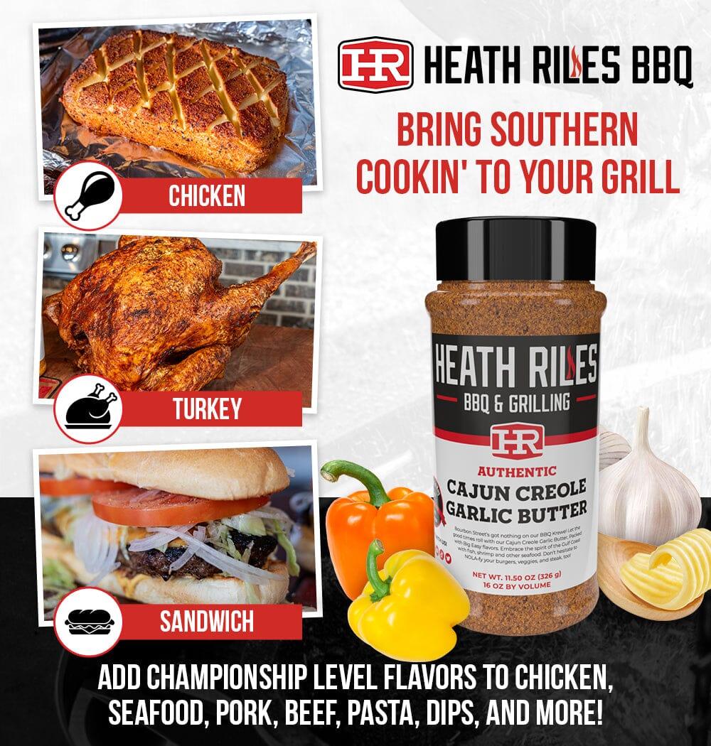 Heath Riles - Cajun Creole Garlic Butter Rub
