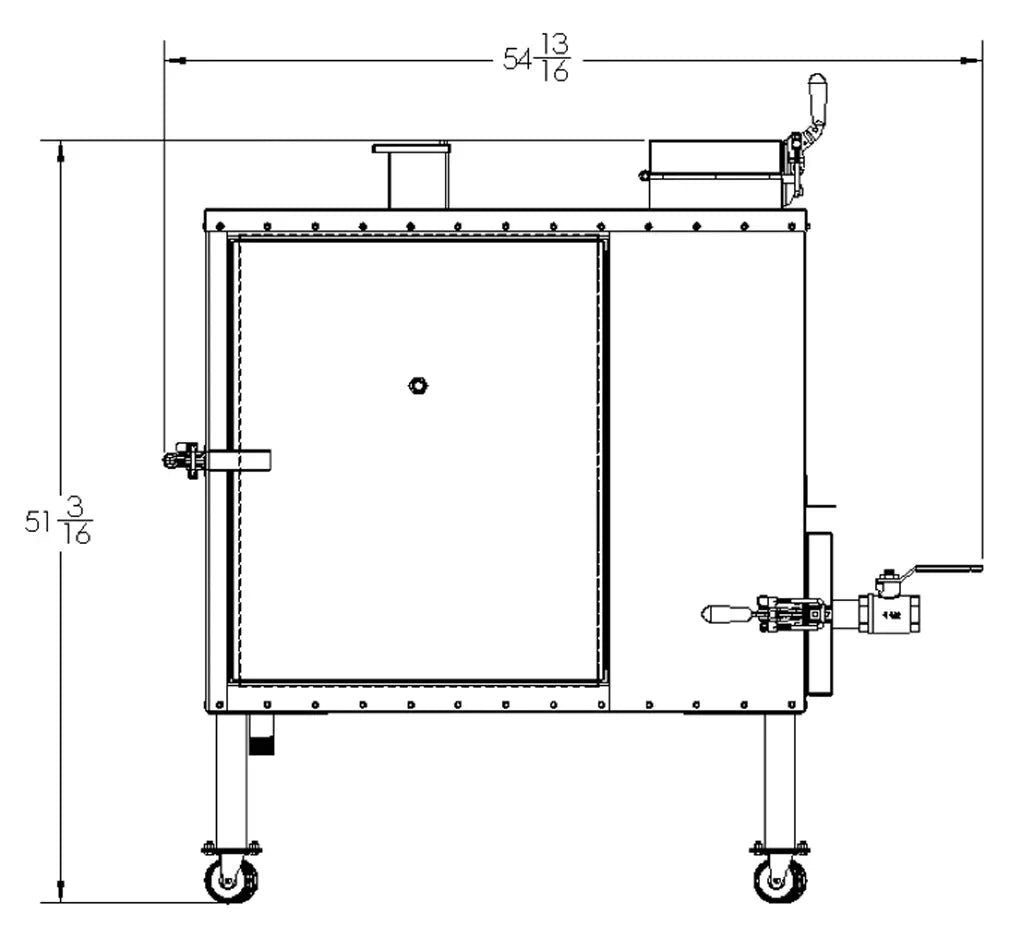 Old Country BBQ Pits - Insulated Gravity-Fed BBQ Smoker
