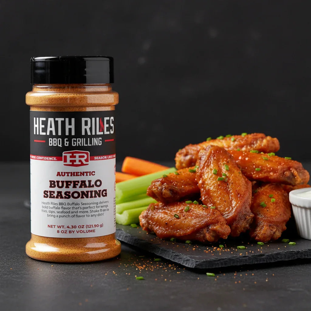 Heath Riles - Buffalo Seasoning - Shaker - 4.30 oz