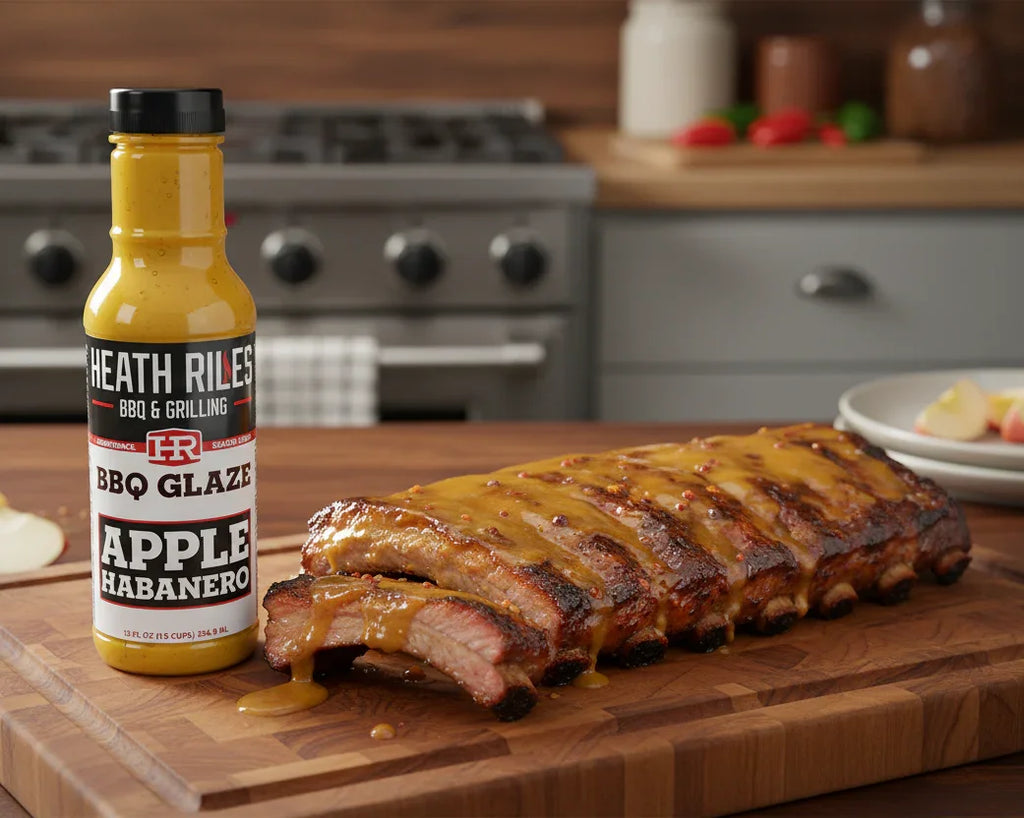 Heath Riles - Apple Habanero - BBQ Glaze - 12 oz