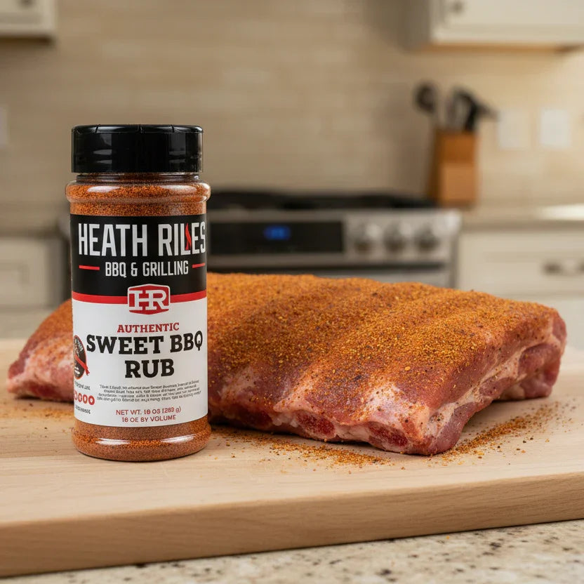 Heath Riles - Sweet BBQ Rub – Sizzle & Smoke BBQ