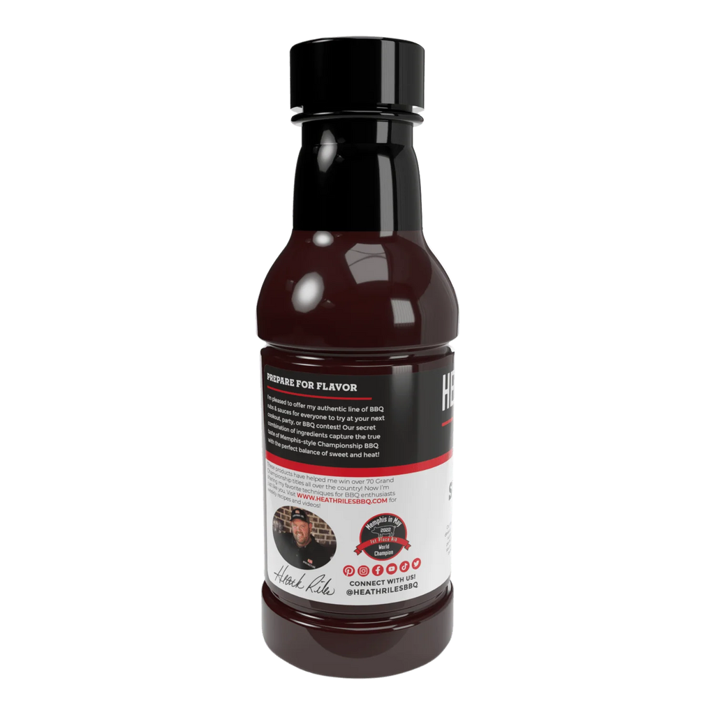 Heath Riles - Sweet BBQ Sauce – Sizzle & Smoke BBQ