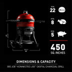 Kamado Joe - Big Joe® Konnected Joe™ Digital Charcoal Grill and Smoker - Freight Included