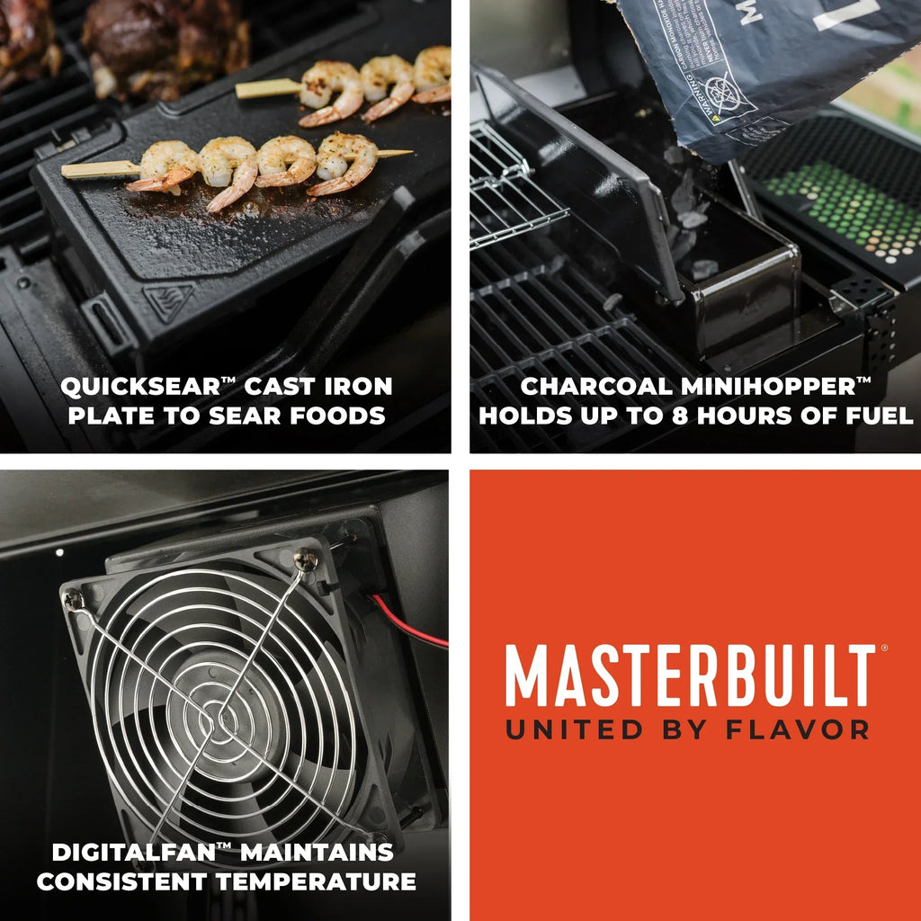 Masturbuilt - AutoIgnite™ Series 545 Digital Charcoal Grill and Smoker