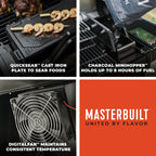 Masturbuilt - AutoIgnite™ Series 545 Digital Charcoal Grill and Smoker
