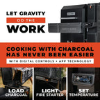 Masturbuilt - Gravity® Series 1150 Digital Charcoal Grill + Smoker