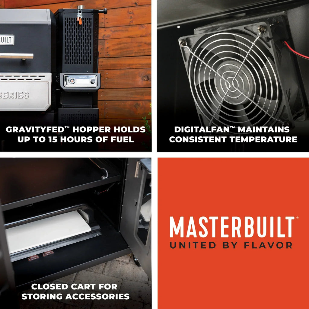 Masturbuilt - Gravity® Series 1150 Digital Charcoal Grill + Smoker