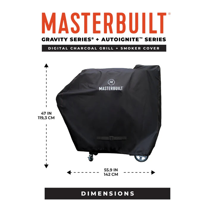 Masterbuilt - Small Digital Charcoal Grill and Smoker Grill Cover