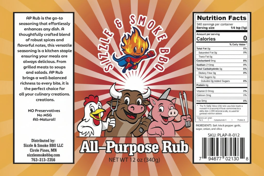Sizzle & Smoke BBQ - All-Purpose Seasoning