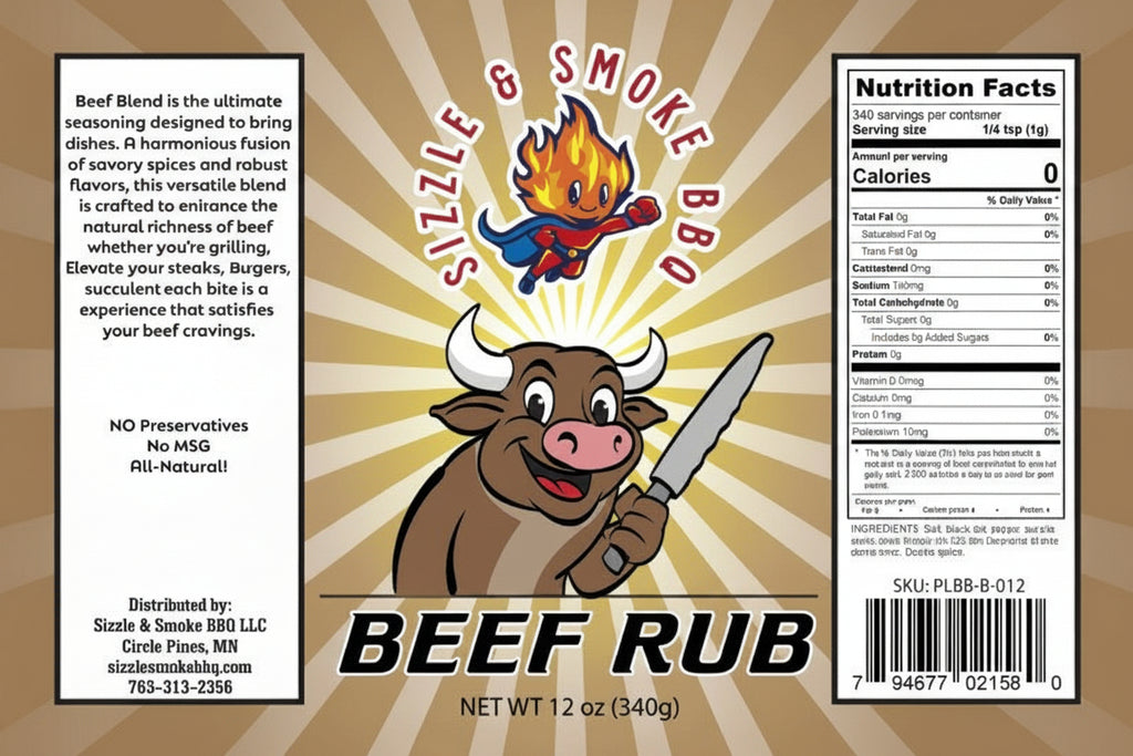Sizzle & Smoke BBQ - Beef Rub