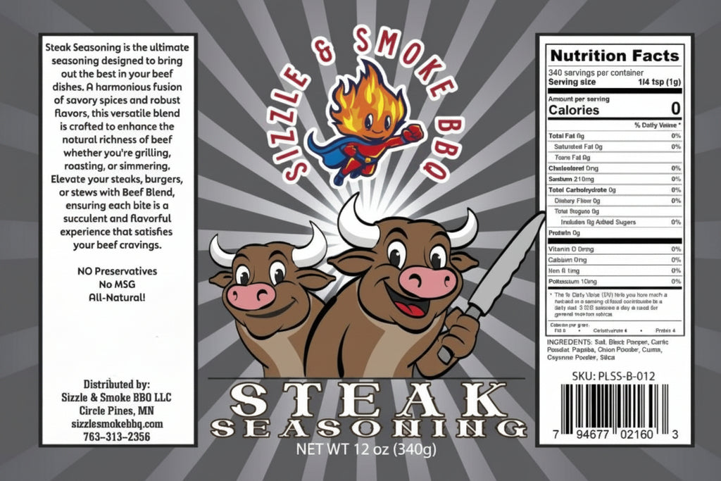 Sizzle & Smoke BBQ - Steak Seasoning