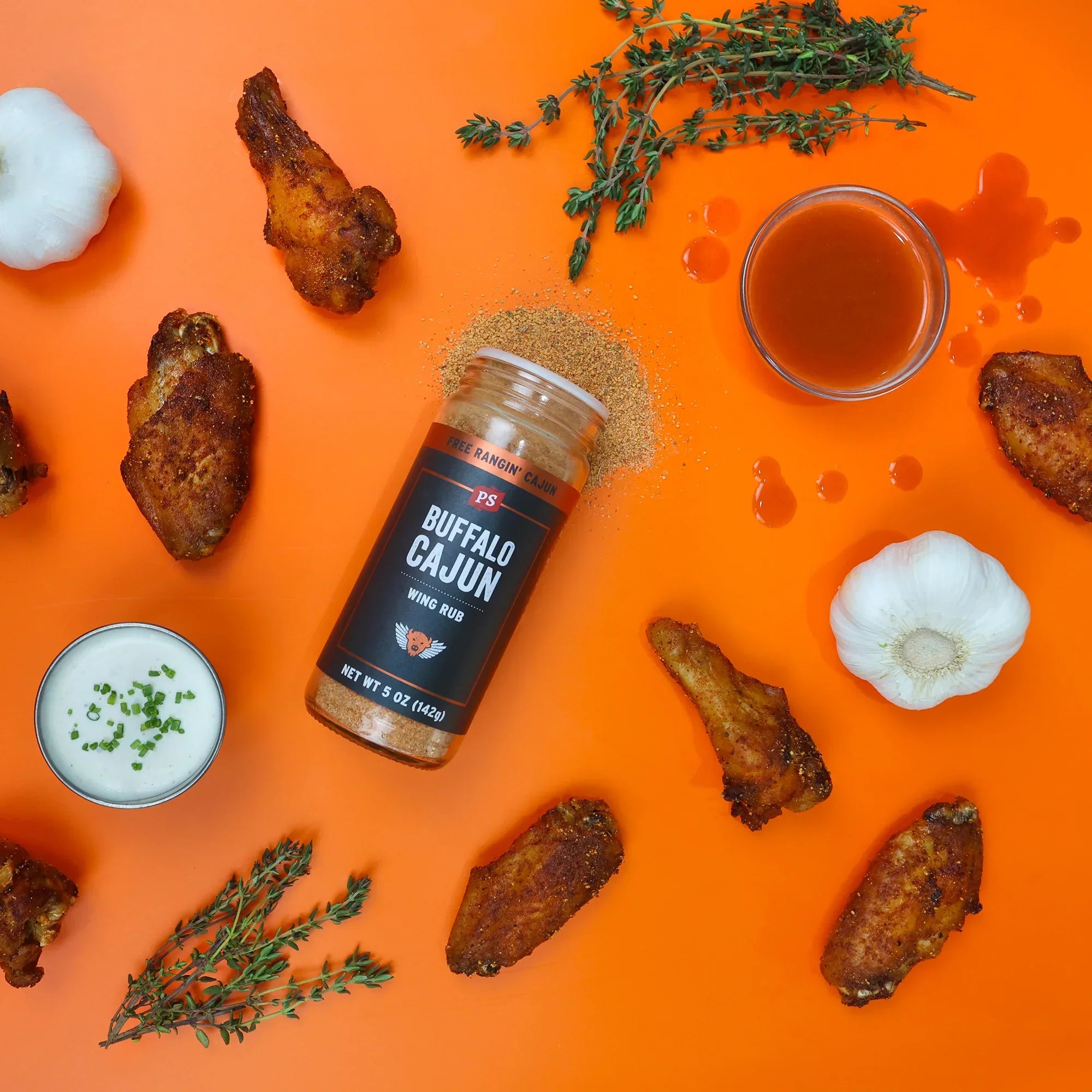 PS Seasonings - Buffalo Cajun Wing - Rub - 5 oz