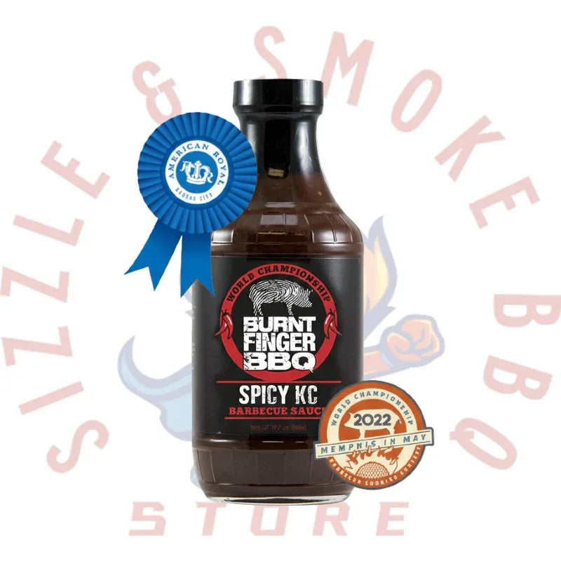 Burnt Finger BBQ - Spicy KC Barbeque Sauce - 19.2 oz