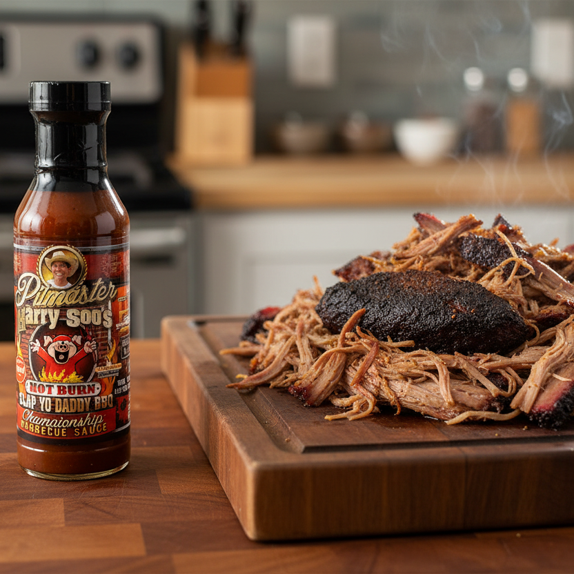 Slap Yo Daddy BBQ - Hot Burn BBQ Sauce - 15 oz