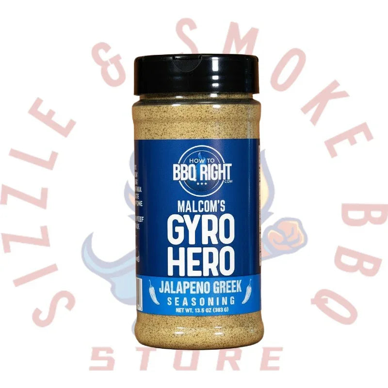 Malcom's - Gyro Hero - Jalapeno Greek Seasoning - 13.5 oz
