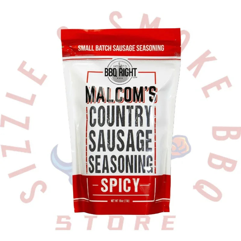 Malcom's - Country Sausage Seasoning - Spicy - 16 oz