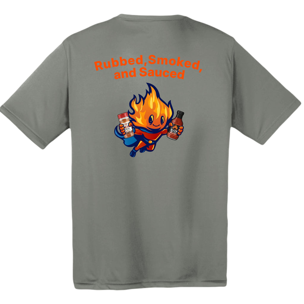 Grey Concrete Heather - TST350 - BACK
