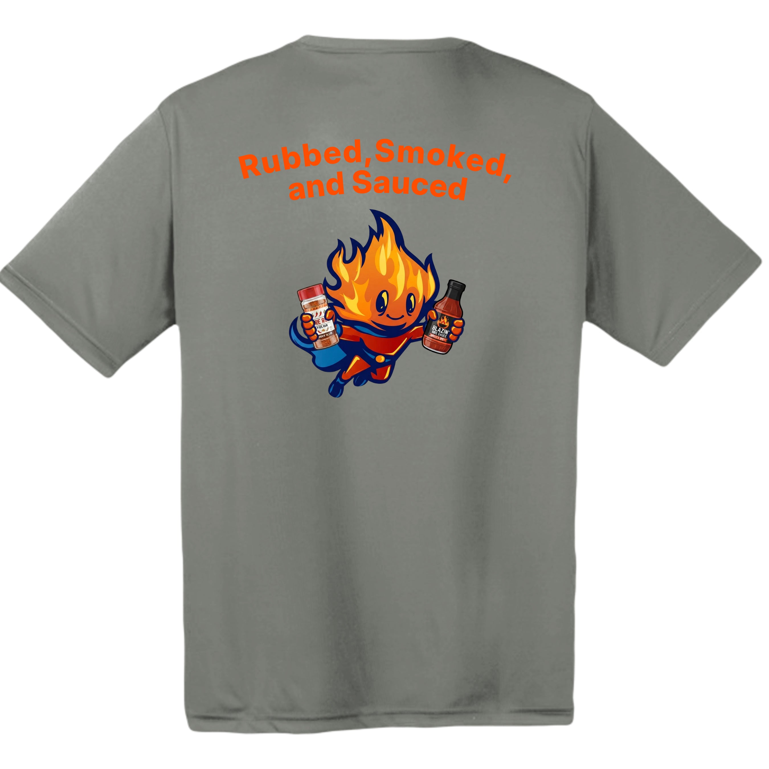Grey Concrete Heather - TST350 - BACK