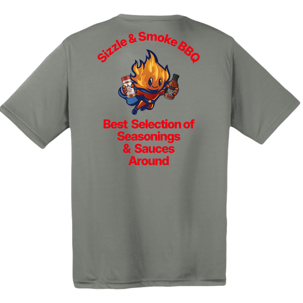 Grey Concrete Heather - TST350 - BACK