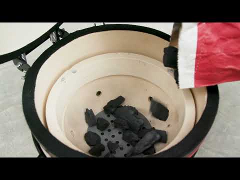 Kamado Joe Joe Jr® with Cast Iron Stand - Shipping Included