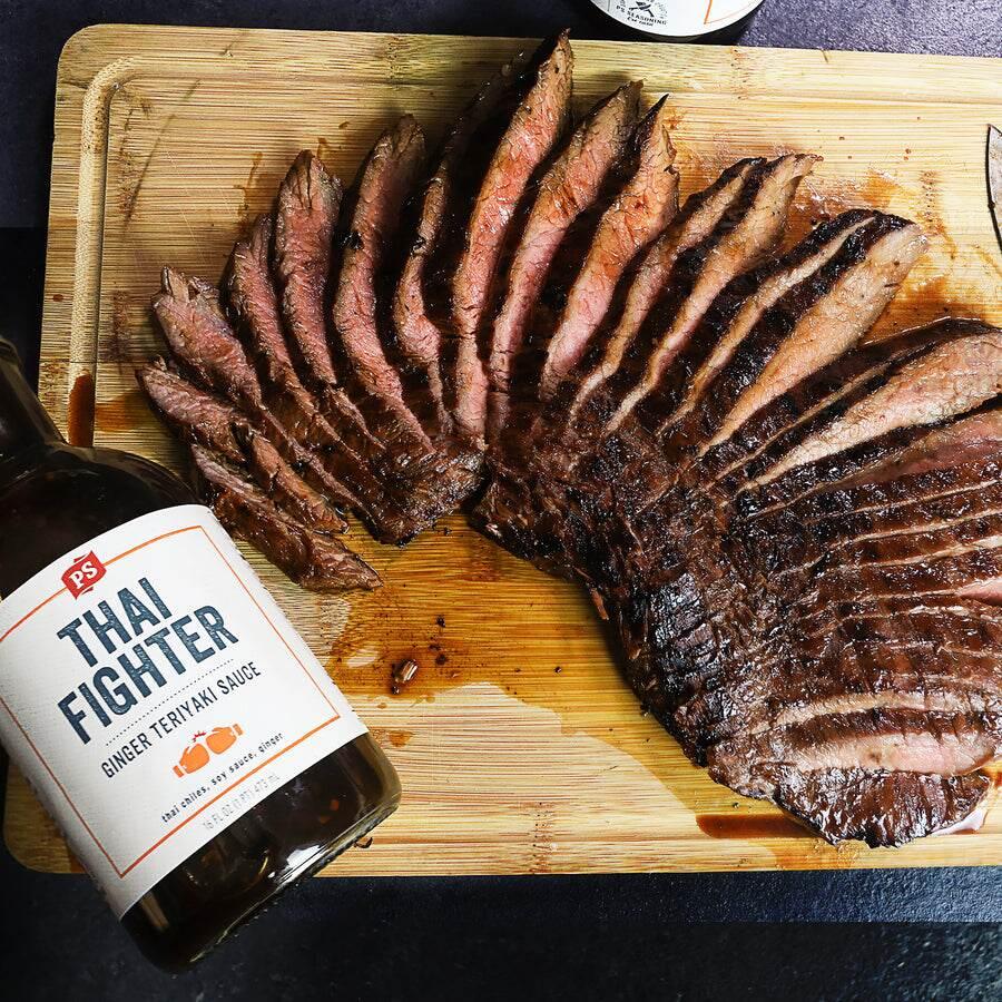 PS Seasonings - Thai Fighter Ginger Teriyaki Sauce - 16 oz